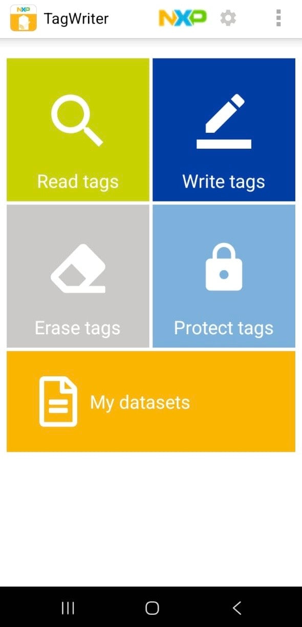 Open the App and Decide What Type Of Data You Want To Upload
