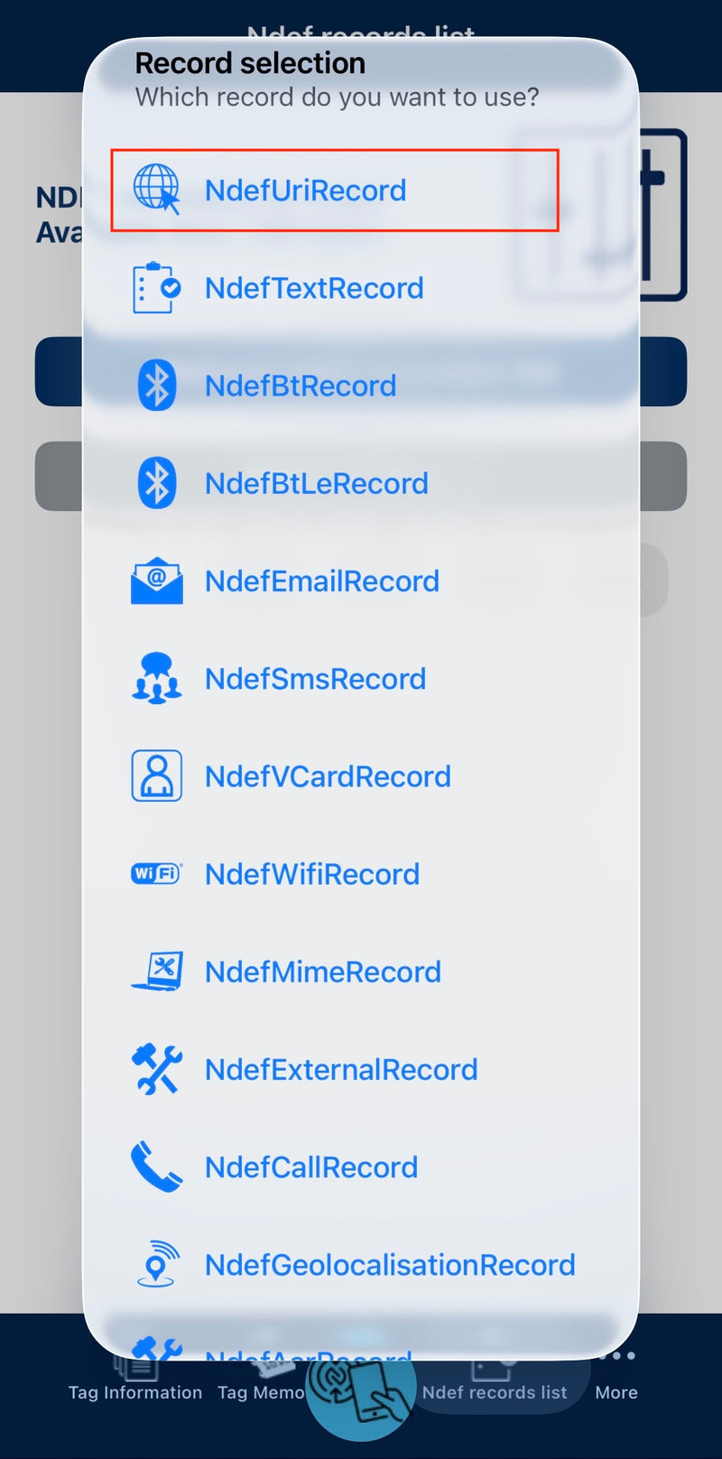 Add a New Record