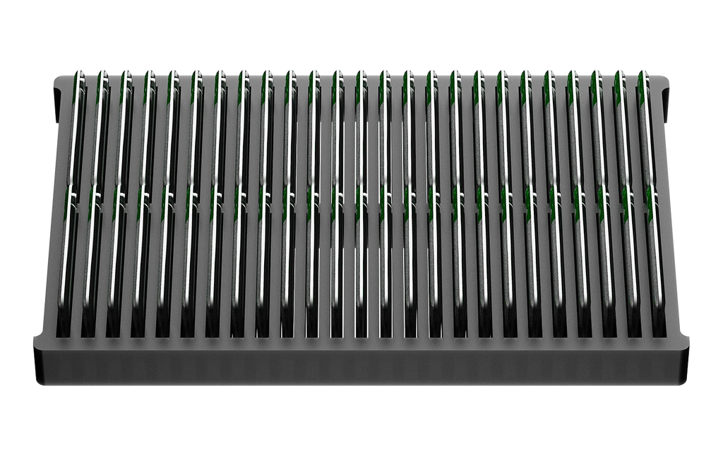 NFCKEY basic pack of 50 NFC key fobs (top view)